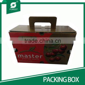 LUXURY CHERRY GIFT CARDBOARD PACKING CARRIER photo-3