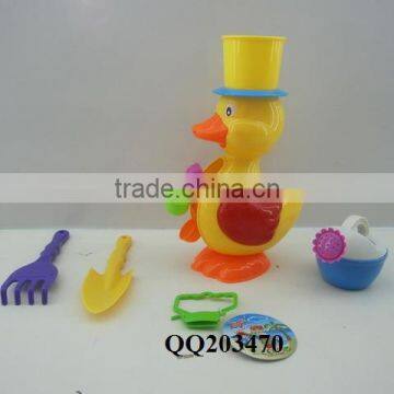 Plastic toy sand beach play set