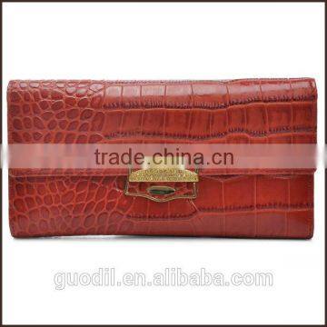 Crocodile Leather Wallet For Ladies