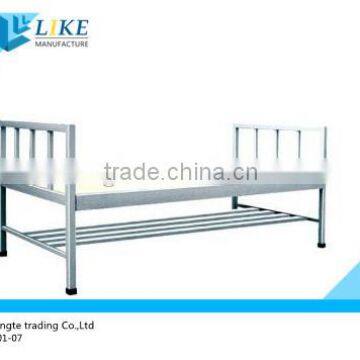 Strong dormitory use single metal bed