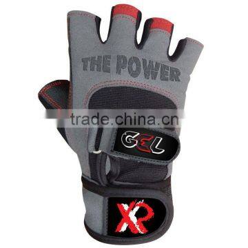 XXR Elite Pro Gel Weight Lifting Gloves Leather Gloves