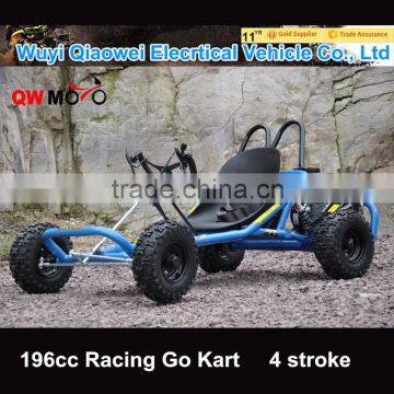 QWMOTO Handle Bar 196cc 6.5HP buggy 4 Stroke racing go kart for sale