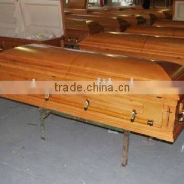 wood casket