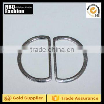 Zine alloy garment D-ring ,bag D sharp buckle ,shoes buckle , nickle free Cadmium free quality