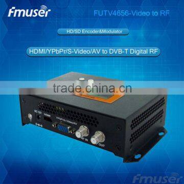 FUTV4656 DVB-T/DVB-C(QAM)/ATSC MPEG-4 AVC/H.264 HD Encoder Modulator (Tuner,HDMI,YPbPr/CVBS/S-Video in; RF out) with USB Record/