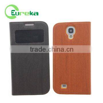 Wholesale double phone case leather for Samsung Galaxy S4 I9500