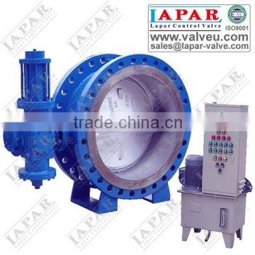 Hydraulic control butterfly valve