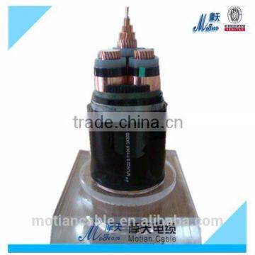 MYJV 6/10kV medium voltage electrical cable for minging used/pvc sheathed medium voltage power cable