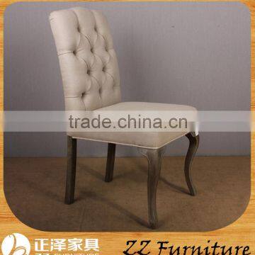 Retro Style Tufted Back Dining Chair