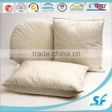 2-4cm duck feather pillow feather cushion insert cheap hotel pillow