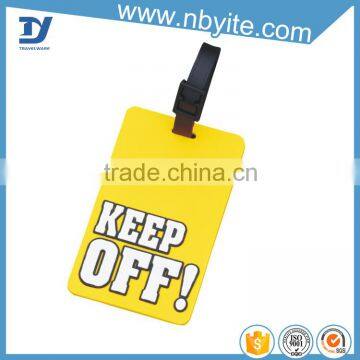 Plastic Products Buggage Luggage Debossed Hand Hang Id Writable Travel Tags For Printing Free