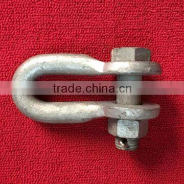 Optical fiber cable fitting hot dip galvanized U shackle