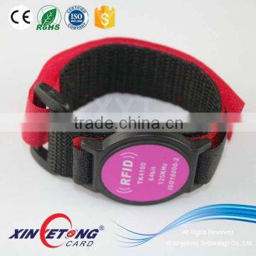 New Arrival rfid standalone bracelet plastic wristband with i code sli-s chip