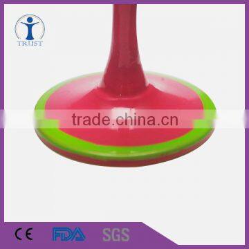 Wholesale Gift Colored Stem Wine Glass/ Hand Painted Wine Glass photo-3