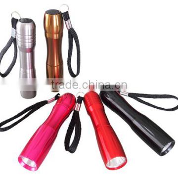 TE099 super bright 0.5W aluminium flashlight with bowl shape