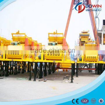 JS500 Double Shafts Mini Concrete Mixer Machine Price for Construction photo-3