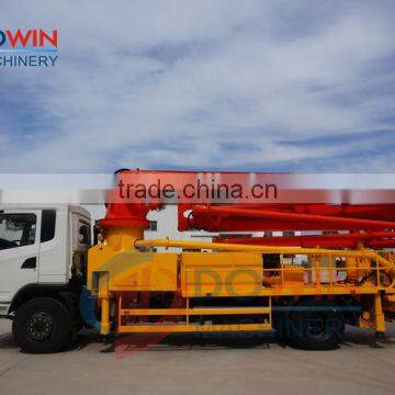 37m concrete boom pump truck heavy machine with reasonable price