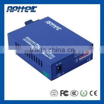 Long working fiber media converter sfp fiber connector fiber optic connector