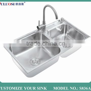 top level fashion design short-time delivery patterned ceramic sink S836A