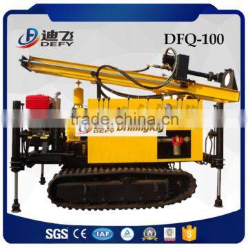 100m Dfq-100 Air Compressor DTH Hammer Water Bore Well Drilling Machine Prices for Sale