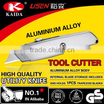 spare 2pcs bladeTrapezoid blade Aluminium Alloy Utility Knife