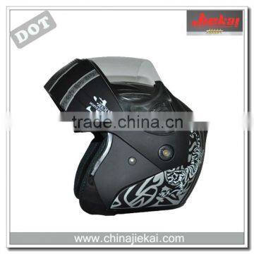 Novelty design black color motorcycle of helmet