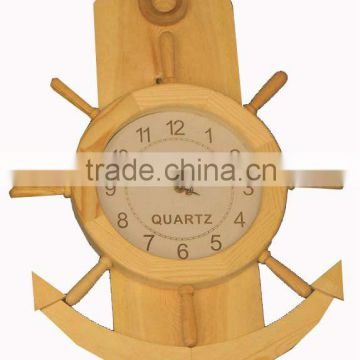 2013 New Design Art Wall Clock Wooden Clock for Sale