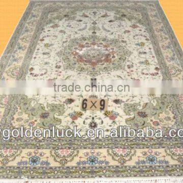 6x9ft chinese traditional wool and silk carpets