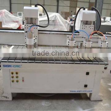 1300x2500mm Large Size Multi-head CNC Engraver 4 Spindle Engraving Cutting Machine for Sale photo-3