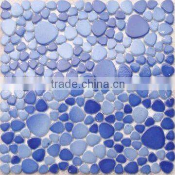 1701# Ceramic Mosaic Blue Assorted Colors