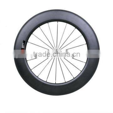 100% Hand Build Bicycle Wheels 700c Carbon Bike Wheels 700c 88mm Clincher, 700C 88mm Clincher Carbon Wheelset Road Bicycle photo-5