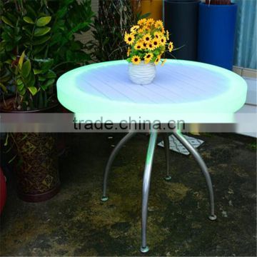 Hot selling led glowing tables, modern design led furniture