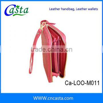 Factory Outlet 2016 Newest Hot Sell Fashion Design Genuine Leather Bag Leather Wallet Handbags Vogue Leather Ladies Wallet photo-3