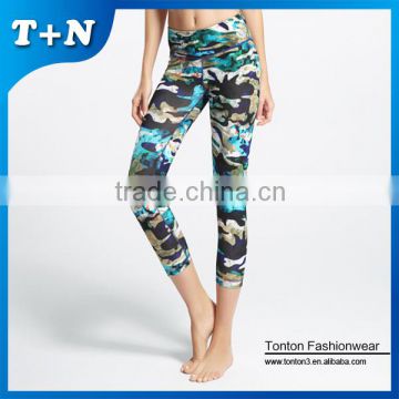 Brazilian latest design thick padded leggings bulk colorful yoga pants