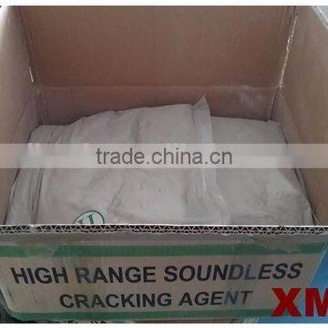 Soundless cracking agent for marble and granite quarry work