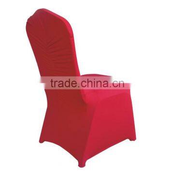 Factory wholesale lycra spandex banquet chair cover with arch