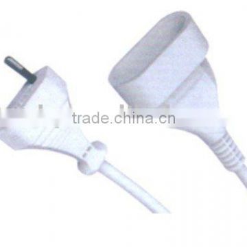 White VDE EXTENSION CORD