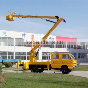 Small Truck Mounted Hydraulic Articulated Boom Lift Equipment for Repairing photo-2