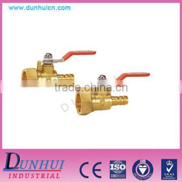 Brass female ball valve for the gas