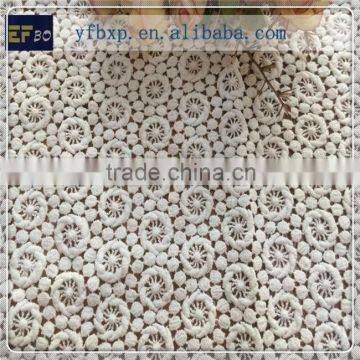 New 2015 100 white cotton lace fabric for dress buy fabric from china