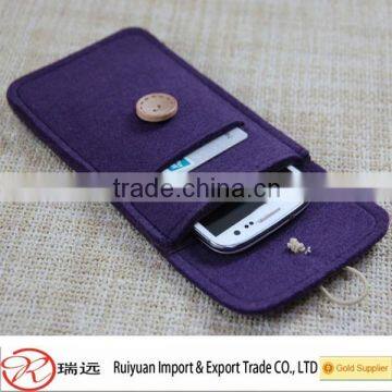 Convenient light weight felt phone case