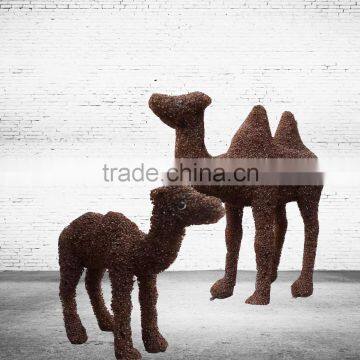 Lovely Artificial Grass Camel Topiary For Pleasure Ground