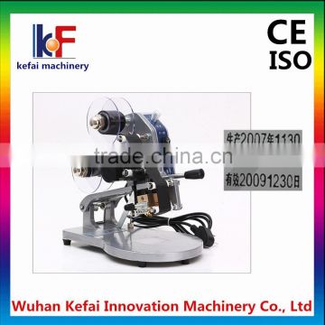 manual ribbon date printing machine for plastic bottles