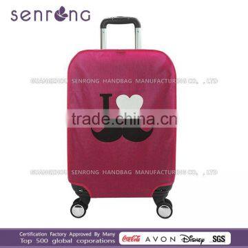 Custom Non Woven Luggage Cover/ Canvas Fabric Luggage Cover photo-5