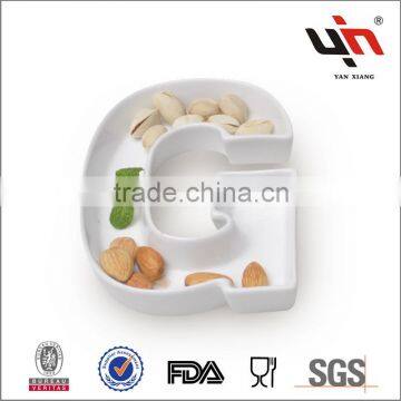 Porcelain Letter Dish G