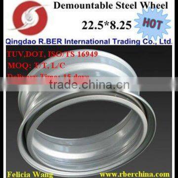 22.5*8.25 demountable wheels