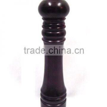 Beech wooden manual pepper mill grinder with alloy core grinding