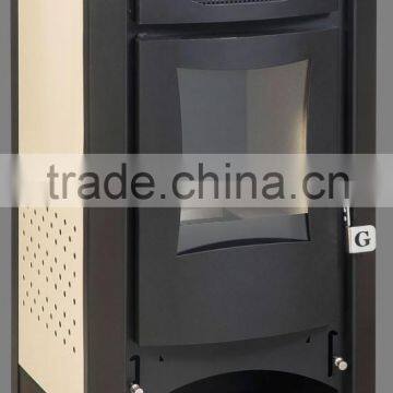 Wood Burning Steel Stove With Duble Walls and Air Heater