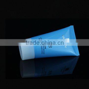 150ml color plastic tube packaging with screw cap for cosmetic.