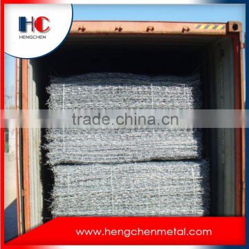 Competitive price flexible galvanized metal gabion mesh box